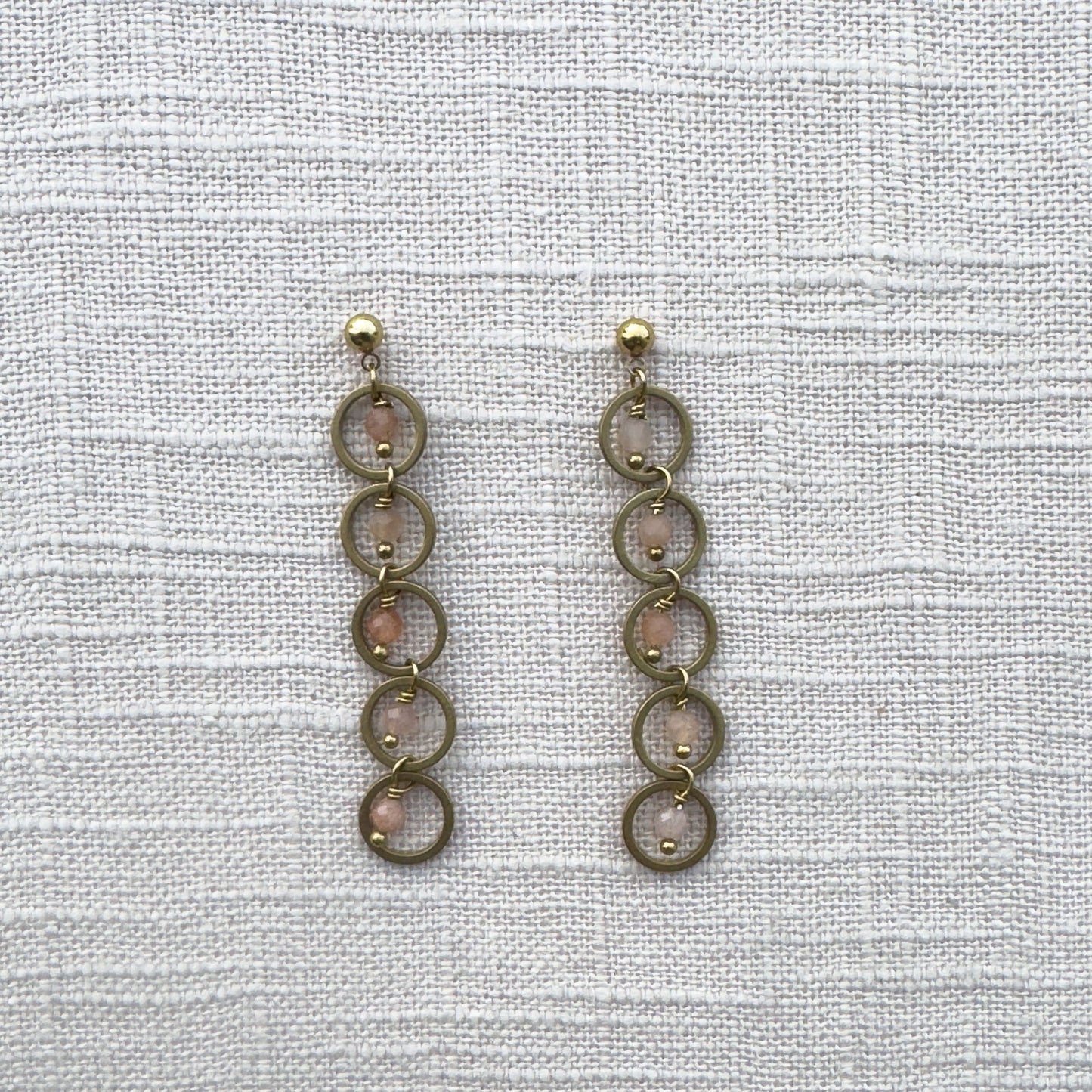 Jeweled Link Earrings