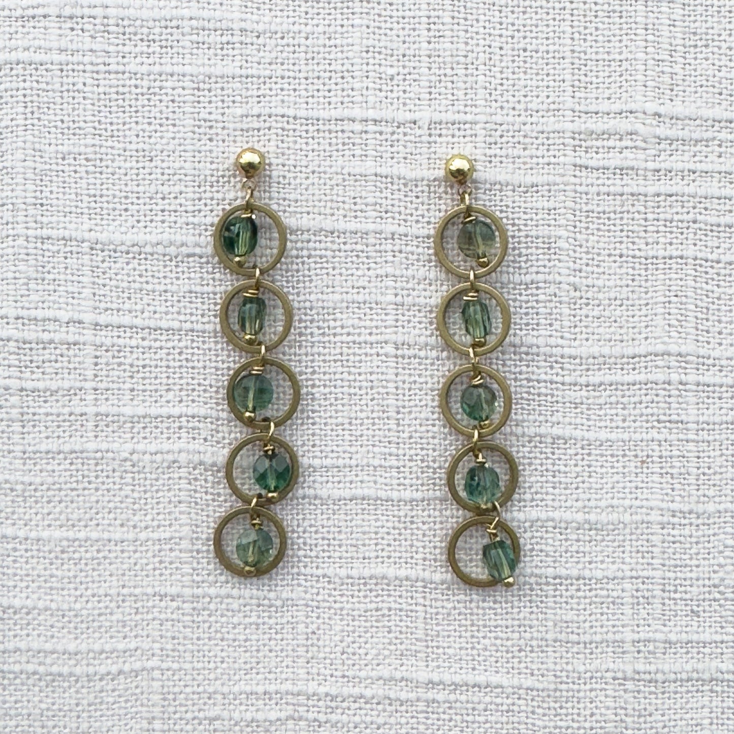 Jeweled Link Earrings