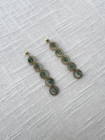 Jeweled Link Earrings