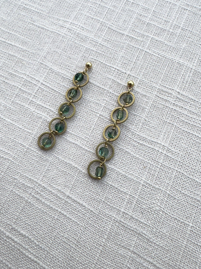 Jeweled Link Earrings