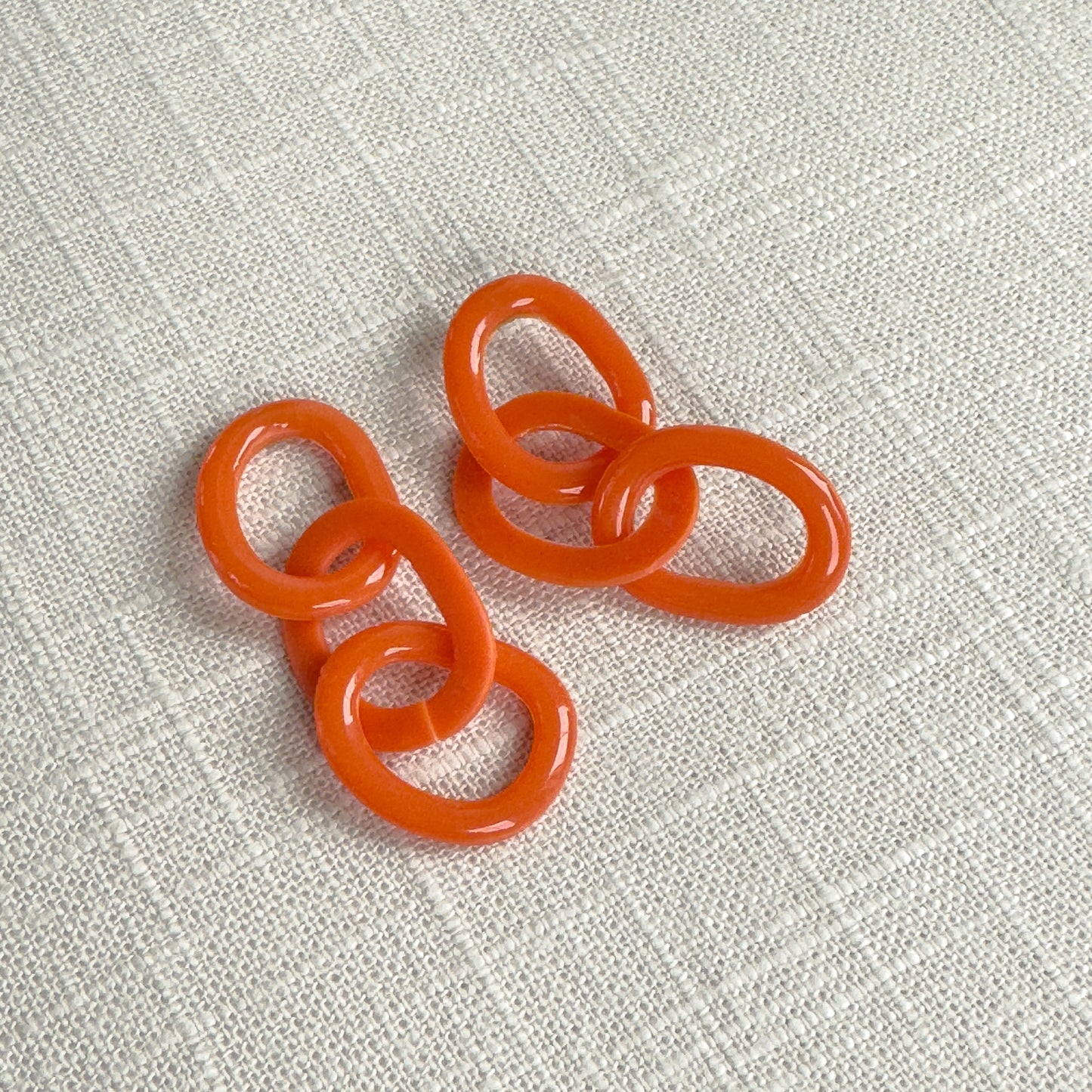 Triple Link Earrings