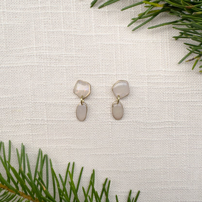 Organic Dangle Studs