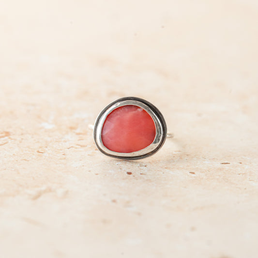 Chunky Pink Opal Ring - Size 10