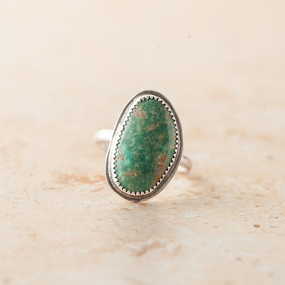 Statement Turquoise Ring - Size 9.25