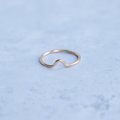 Mini mountain stacking ring - Made to order