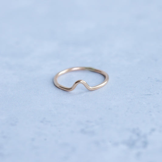 Mini mountain stacking ring - Made to order