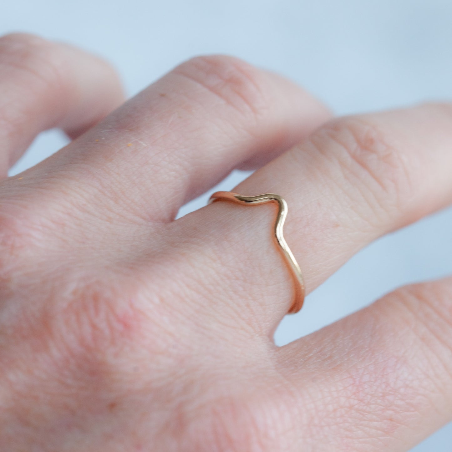 Mini mountain stacking ring - Made to order